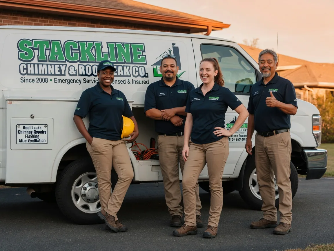 Chimney flashing repair company in Fayetteville, AR